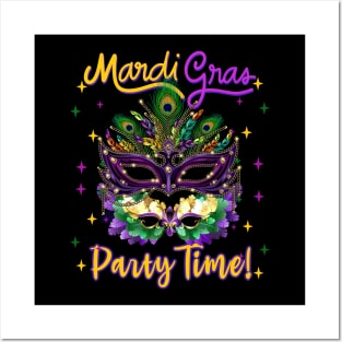 Mardi Gras Party Time! Posters and Art